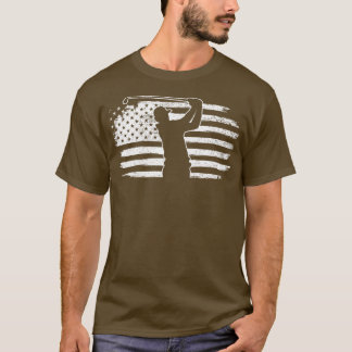 T-shirt Drapeau américain du golf