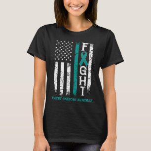 T-shirt Drapeau américain du guerrier du syndrome de la To