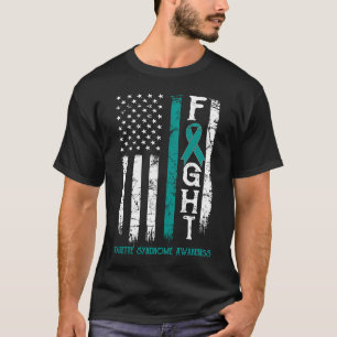 T-shirt Drapeau américain du guerrier du syndrome de la To