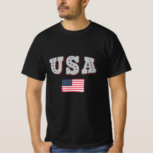 T-shirt Drapeau américain du maillot de football américain