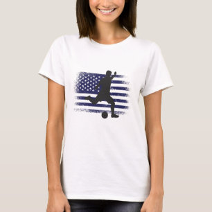 T-shirt Drapeau américain du maillot de football américain