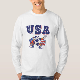 T-shirt Drapeau américain du maillot de football américain