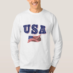 T-shirt Drapeau américain du maillot de football américain