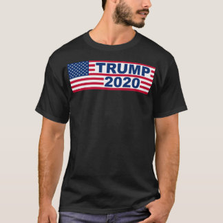 T-shirt Drapeau américain du président Donald Trump 2020