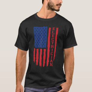T-shirt Drapeau américain électronique Usa