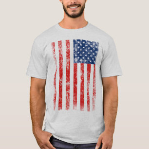 T-shirt Drapeau américain en détresse très cool