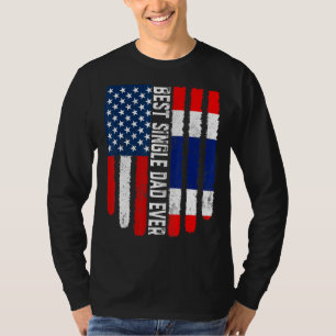 T-shirt Drapeau américain et drapeau thaïlandais Meilleur