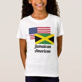T-Shirt Drapeau américain et jamaïcain