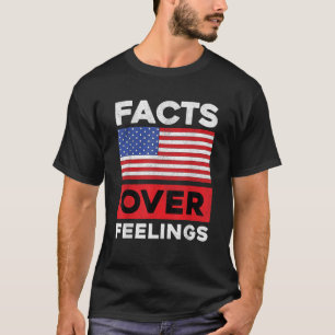 T-shirt Drapeau américain faits sur les sentiments drôle R
