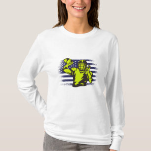 T-shirt Drapeau américain Fan Jersey Shirt USA