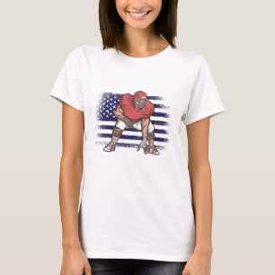 T-shirt Drapeau américain Fan Jersey Shirt USA