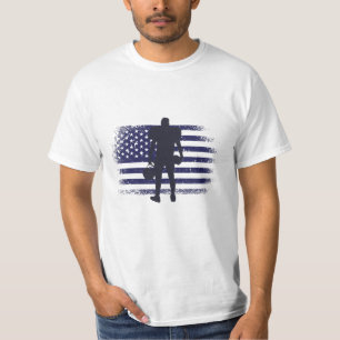 T-shirt Drapeau américain Fan Jersey Shirt USA