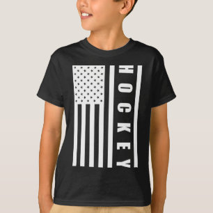 T-shirt Drapeau américain gardien de but sportif joueur de