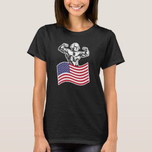 T-shirt Drapeau américain George Washington Buff