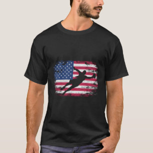 T-shirt Drapeau Américain Goalkeeper'S Ladies Soccer