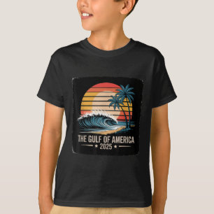 T-shirt Drapeau Américain Golfe De Usa Est 2025 Golfe Mexi