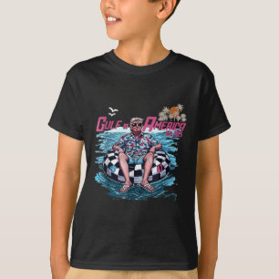 T-shirt Drapeau Américain Gulf Of Usa America Est 2025 Gul