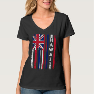 T-shirt Drapeau américain Hawaii Drapeau de l'État d'Hawai