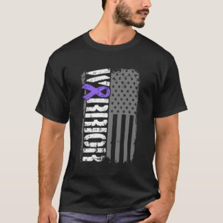 T-shirt Drapeau américain Hodgkins Lymphoma