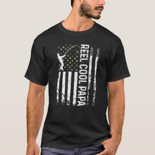 T-shirt Drapeau Américain Hommes Bob Cool Papa Pour Papa M