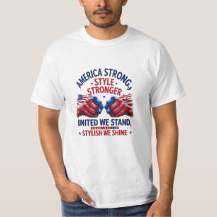 T-shirt Drapeau américain - Hommes patriotiques