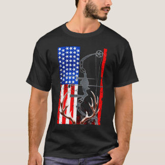 T-shirt Drapeau américain Hunter Bow