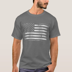 T-shirt Drapeau Américain II en détresse