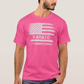 T-shirt Drapeau américain Karate - American Patriot Us Dra