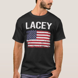 T-shirt Drapeau américain Lacey