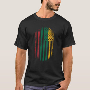 T-shirt Drapeau américain lithuanien Lithuanie et