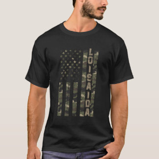 T-shirt Drapeau américain Loisaida Camo W Us