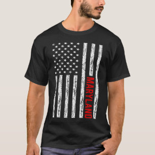 T-shirt Drapeau américain - Maryland