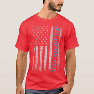 T-shirt Drapeau américain MEILLEUR PLUS POPULAIRE JAMAIS p