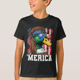 T-shirt Drapeau américain Merica Usa patriotique 4 juillet
