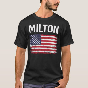 T-shirt Drapeau américain Milton