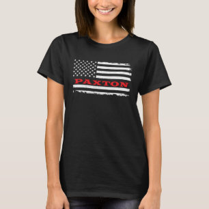 T-shirt Drapeau américain Nebraska Paxton USA Patriotique