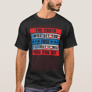 T-shirt Drapeau américain Patriotic America 4 juillet Amér