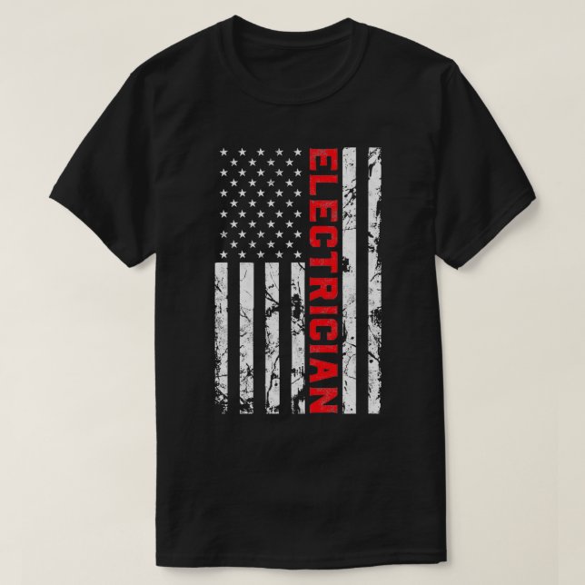 T-shirt Drapeau américain patriotique (Design devant)
