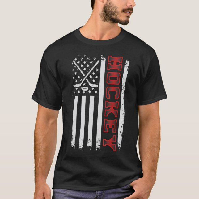 T-shirt Drapeau américain patriotique (Devant)