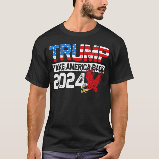 T-shirt Drapeau américain patriotique (Devant)
