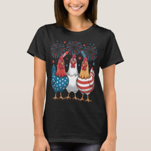 T-shirt Drapeau américain Patriotique 4 juillet Femmes
