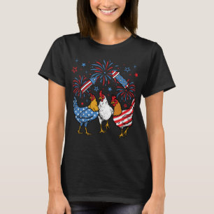 T-shirt Drapeau américain Patriotique 4 juillet Femmes