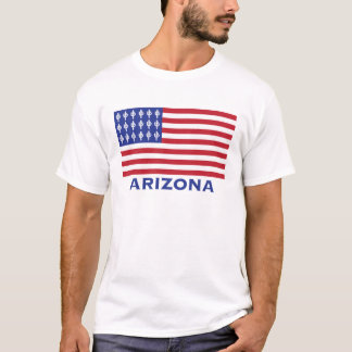 T-shirt Drapeau américain patriotique avec détails de l'Ar