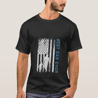 T-shirt Drapeau américain patriotique des femmes meilleur