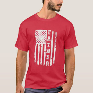 T-shirt Drapeau américain patriotique Jour des pères - Pap