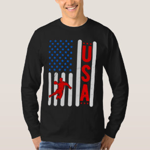 T-shirt Drapeau Américain Patriotique USA Hommes Femmes Ha