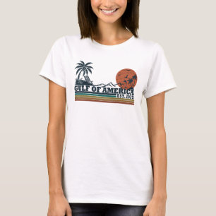 T-shirt Drapeau américain patriotique vintage du golfe d'A