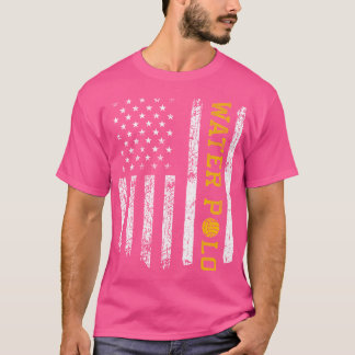 T-shirt Drapeau américain Polo d'eau