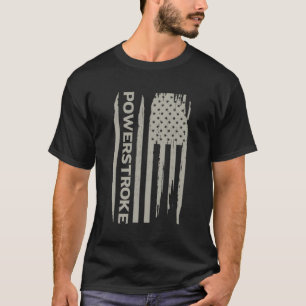 T-shirt Drapeau américain Power Stroke