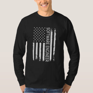 T-shirt Drapeau américain Programmeur Expert en programmat